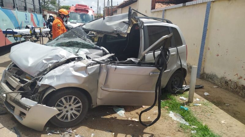 Carro, Colisão, Ônibus, Fortaleza,